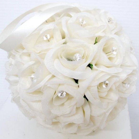 Flower Girl Crown and Floral Ball - Picture 10 of 14